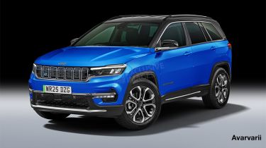 Jeep Compass EV render